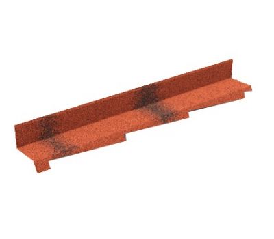 Примыкание боковое правое Classic/Roman Античный красный от производителя  Decra по цене 1 594 р