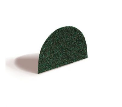 Заглушка конька полукруглого Зеленый от производителя  Metrotile по цене 600 р