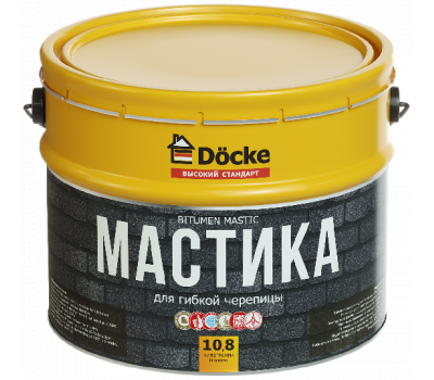  Мастика кровельная 10л от производителя  Docke по цене 4 313 р