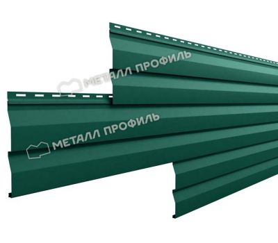 Металлический сайдинг МП СК-14х226 (ПЭ-01-6005-0.5) Зеленый мох от производителя  Металл Профиль по цене 943 р