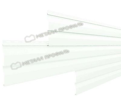 Металлический сайдинг МП СК-14х226 (ПЭ-01-9003-0.5) Белый от производителя  Металл Профиль по цене 943 р
