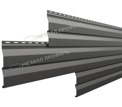Металлический сайдинг МП СК-14х226 (PURMAN-20-7024-0.5) Серый графит от производителя  Металл Профиль по цене 1 613 р