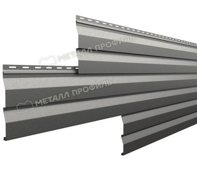 Металлический сайдинг МП СК-14х226 (VikingMP E-20-7024-0.5) Серый графит от производителя  Металл Профиль по цене 1 425 р