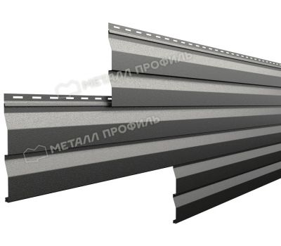 Металлический сайдинг МП СК-14х226 (VikingMP E-20-9005-0.5) Черный темный от производителя  Металл Профиль по цене 1 425 р