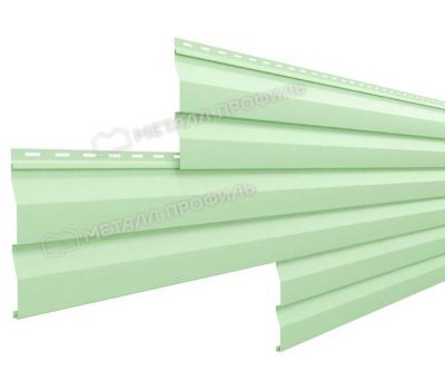 Металлический сайдинг МП СК-14х226 NormanMP (ПЭ-01-6019-0.5) Зеленая пастель от производителя  Металл Профиль по цене 955 р