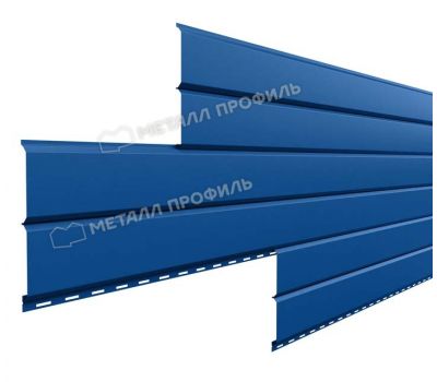 Металлический сайдинг Lбрус-15х240 (PURMAN-20-5005-0.5) Синий насыщенный от производителя  Металл Профиль по цене 1 625 р