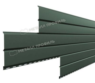 Металлический сайдинг Lбрус-15х240 (PURMAN-20-Tourmalin-0.5) Светло-зеленый металлик от производителя  Металл Профиль по цене 1 625 р