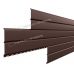 Металлический сайдинг Lбрус-15х240 (VikingMP-01-8017-0.45) Коричневый шоколад от производителя  Металл Профиль по цене 880 р