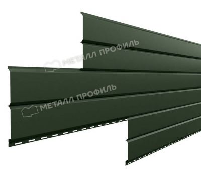 Металлический сайдинг Lбрус-15х240 (VikingMP E-20-6007-0.5) Бутылочно-зеленый от производителя  Металл Профиль по цене 1 450 р