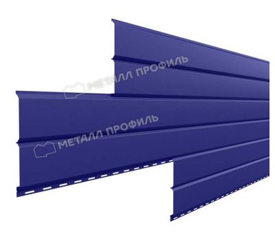 Металлический сайдинг Lбрус-15х240 NormanMP (ПЭ-01-5002-0.5) Ультрамарин от производителя  Металл Профиль по цене 524 р
