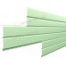 Металлический сайдинг Lбрус-15х240 NormanMP (ПЭ-01-6019-0.5) Зеленая пастель от производителя  Металл Профиль по цене 536 р