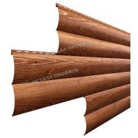 Металлический сайдинг Woodstock-28х330 (ECOSTEEL_T-01-ЗолотойДуб-0.5)