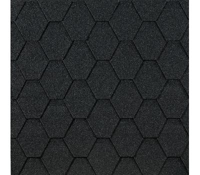 Гибкая черепица Шестигранник Серый от производителя  Docke по цене 445 р