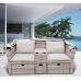 Комплект мебели плетеной из иск. ротанга AFM-330G Grey от производителя  Afina по цене 121 313 р
