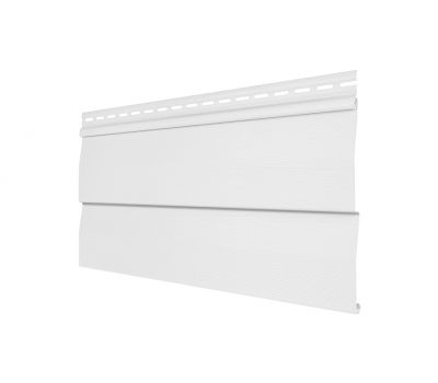 Виниловый сайдинг - Корабельный брус, Белый от производителя  Tecos по цене 506 р