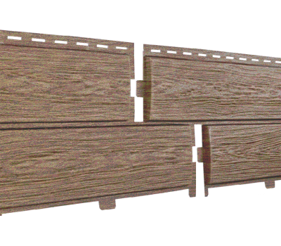 Фасадная панель Хокла Лиственница Медовый от производителя  Ю-Пласт по цене 450 р