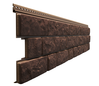 Фасадные панели - серия LUX BERGART под камень Кедровый орех  от производителя  Docke по цене 469 р