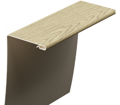 Околооконный профиль универсальный под дерево 89/254 мм Камчатский от производителя  Docke по цене 1 734 р