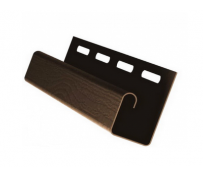 J-профиль (J-trim) коричневый для винилового сайдинга от производителя  Россия по цене 275 р