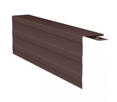 Приоконная планка (околооконный профиль) коричневый для сайдинга от производителя  Россия по цене 775 р
