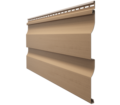 Виниловый сайдинг - серия PREMIUM D4,5D, (Корабельный брус) Капучино от производителя  Docke по цене 380 р