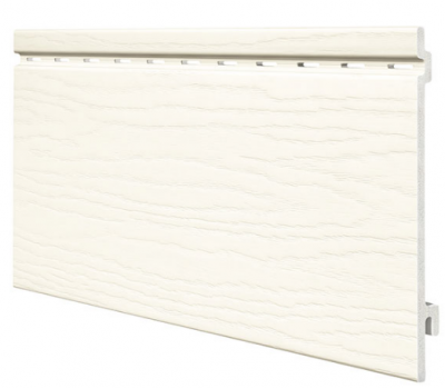 Виниловый сайдинг панель одинарная Kerrafront Classic - White от производителя  Vox по цене 2 599 р