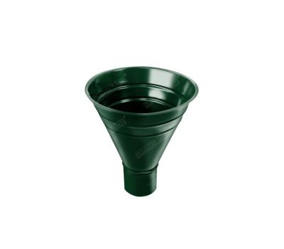 Воронка водосборная Зеленый (RAL 6005) от производителя  МеталлПрофиль по цене 2 219 р