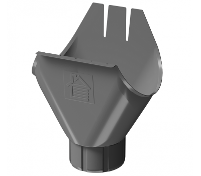 Воронка желоба D125, ГРАФИТ (RAL 7024) от производителя  Docke по цене 798 р