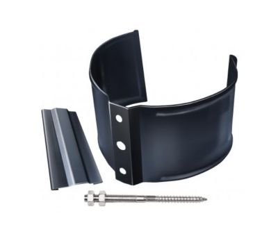 Кронштейн трубы (на кирпич) Серый (RAL 7024) от производителя Grand Line по цене 460 р Кронштейн трубы (на кирпич) Серый (RAL 7024) от производителя Grand Line по цене 460 р