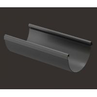 Водосточный желоб 3 м Lux ПВХ Графит Водосточный желоб 3 м Lux ПВХ Графит